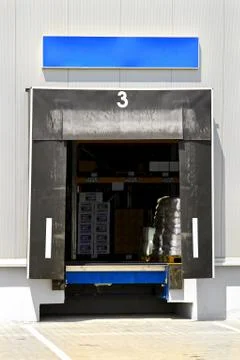Cargo door Foto stock