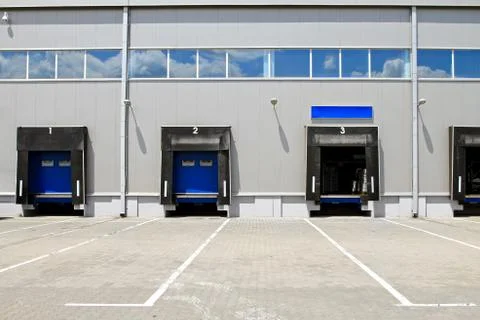 Cargo doors Foto stock