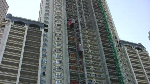 Cargo elevators 1 Stock Footage 378558