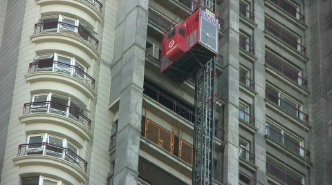 Cargo elevators 2 Stock-Footage 378603