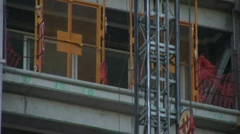 Cargo elevators 3 Stock Footage 378704