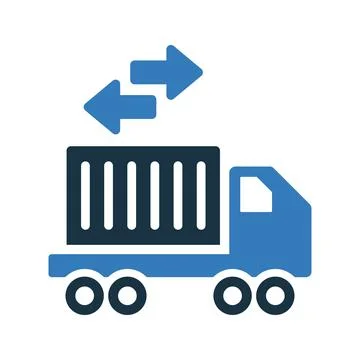 Cargo, export, importer icon. Simple editable vector graphics. Stock Illustration