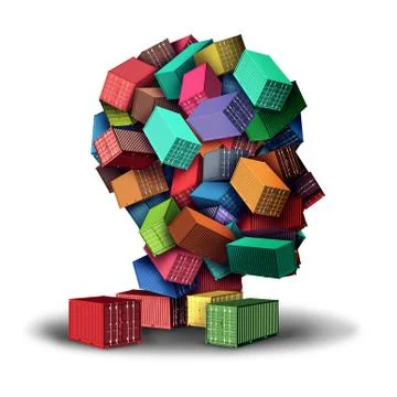 Cargo Freight Strategy Stock Illustration