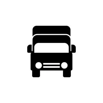 Cargo front view icon. Elements of transport icon. Premium quality graphic Stock Illustration