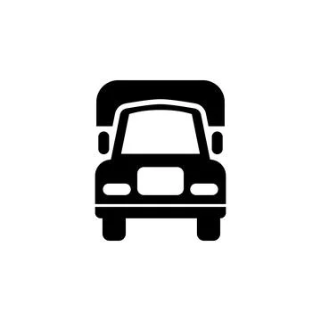 Cargo front view icon. Elements of transport icon. Premium quality graphic Stock Illustration