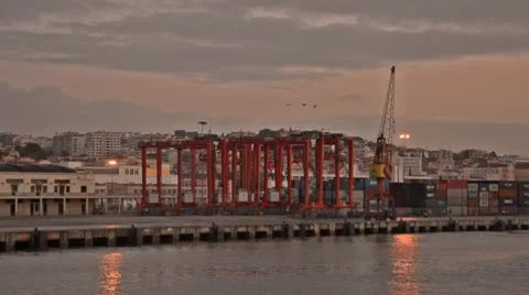 Cargo industry Vídeos de archivo 10796468