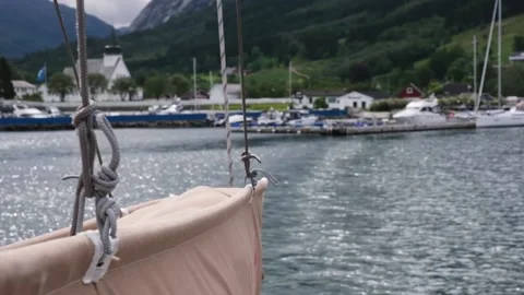 Cargo lifted on cables to the ship. Stock Footage 197906288