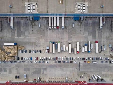 Cargo logistic terminal. Foto stock