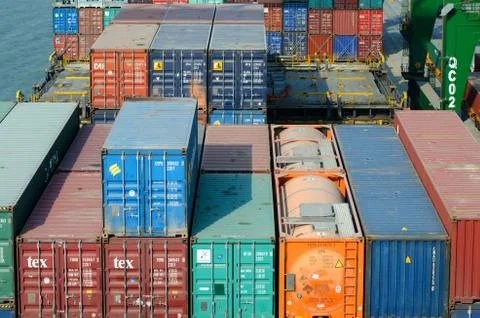 Cargo operation Stock Photos