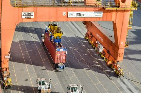 Cargo operations Stock Photos