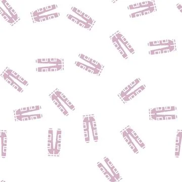 Cargo pants clothes glyph seamless pattern Stock Illustration