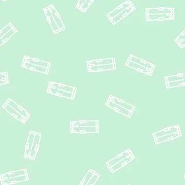 Cargo pants clothes line vector seamless pattern イラスト素材