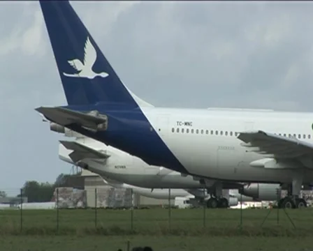 Cargo plane at airport Stock Footage 7909593