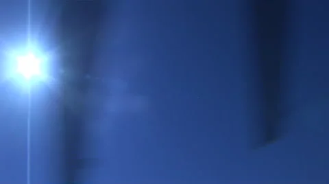 Cargo Plane flies above the blades of a helicopter Stock Footage 41065265