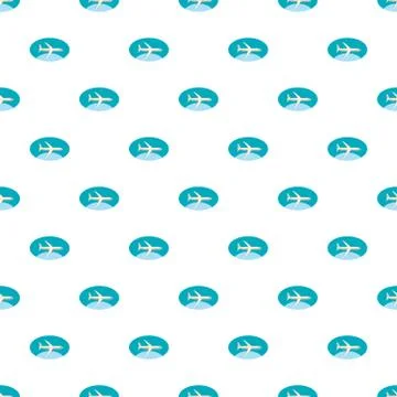 Cargo plane pattern Stockillustratie