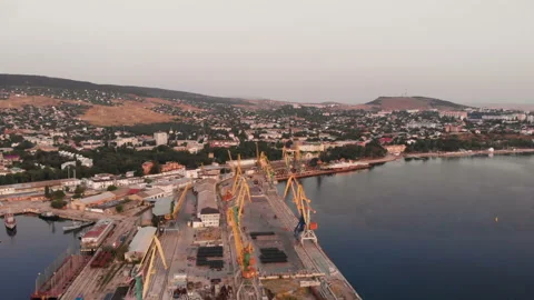 Cargo Port Stock Footage 146751646