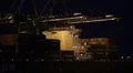 Cargo Port Night Operations HD Footage
