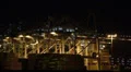 Cargo Port Night Operations HD Footage