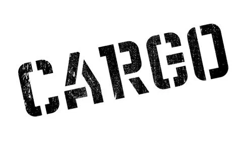 Cargo rubber stamp イラスト素材