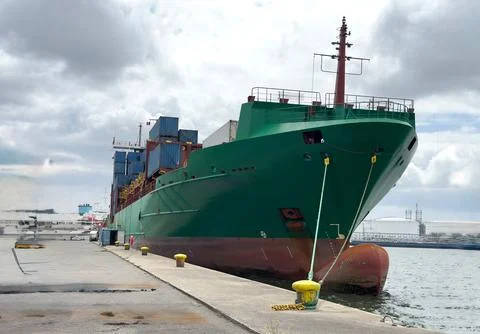 Cargo schip Stock Photos
