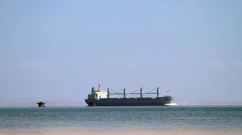 Cargo ship 02 Vídeo Stock 20536782