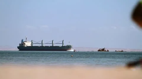 Cargo ship 03 Vídeos de archivo 20536835