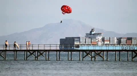 Cargo ship 10 Stock Footage 20536969