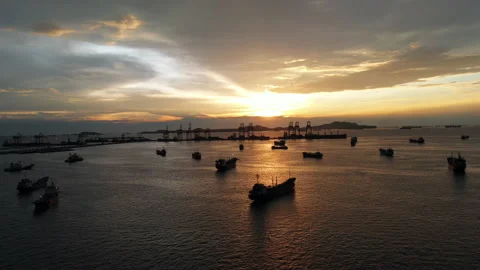 Cargo ship 146 Stock Footage 165535656
