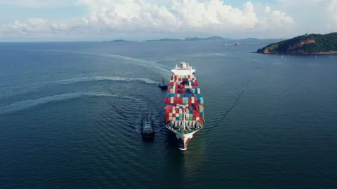Cargo ship 148 Stock Footage 165536526