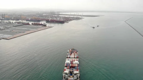 Cargo ship 76 Stock Footage 152553720