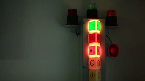 Cargo Ship alarm Stock Footage 38287488