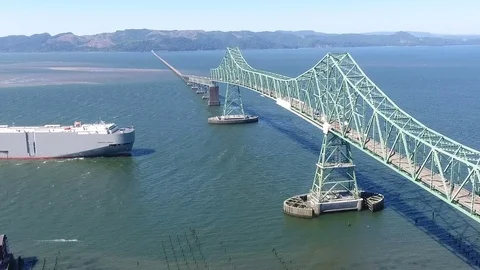 Cargo ship bridge Stock Footage 81046975