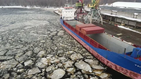 Cargo ship closeup Stock Footage 149033758