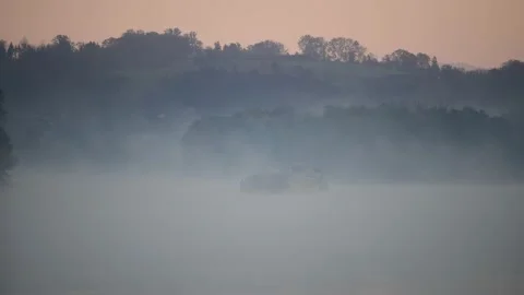 Cargo ship on the danube river Stock Footage 164142055