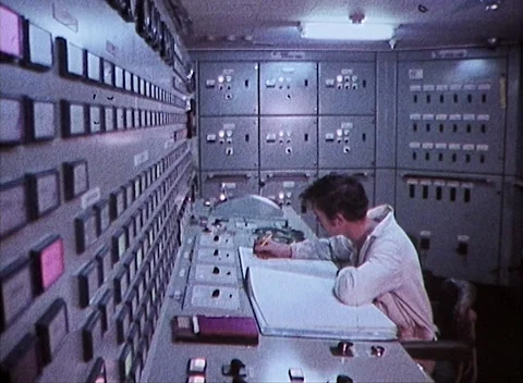 CARGO SHIP ENGINE ROOM AND ACCOMODATION (1970s) Stock-Footage 169382094