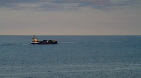 Cargo Ship Video stock 694694