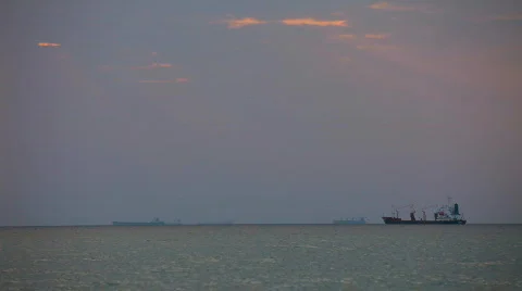 Cargo ship Stock Footage 862272