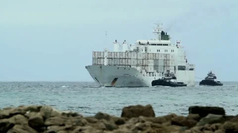 Cargo ship Stock Footage 21933375