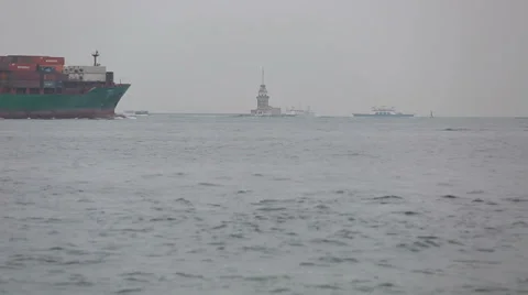 Cargo ship Stock Footage 35875479
