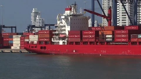 Cargo ship Video stock 43223510