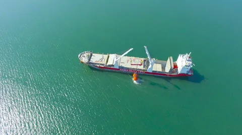 Cargo Ship Stock Footage 62585702