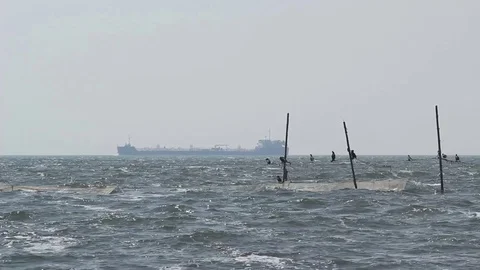 Cargo ship Stock Footage 75324995