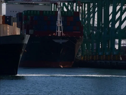 Cargo ship Stock Footage 76833482