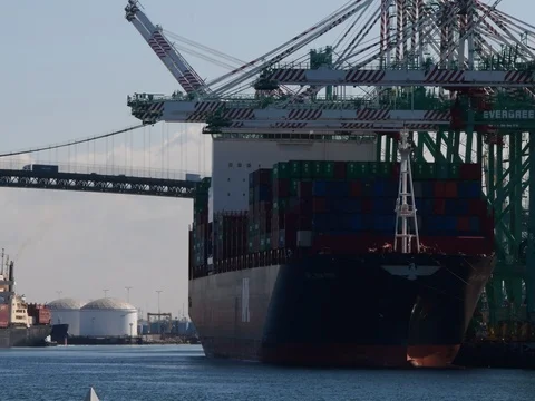 Cargo ship Stock Footage 77149243