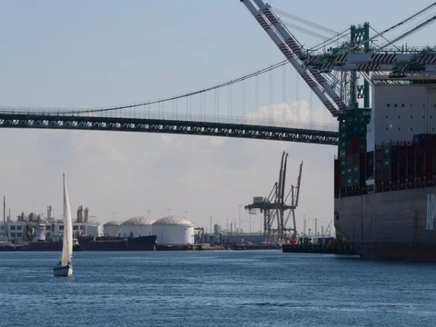 Cargo ship Stock Footage 77157970