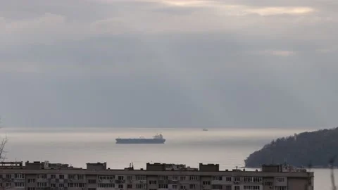 Cargo Ship Video stock 145880733