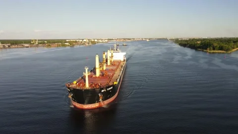 Cargo ship moving 動画素材 159277466