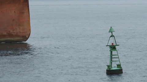 Cargo ship in port Stock Footage 29908918