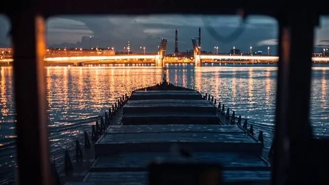 Cargo Ship On River Navigation Stock-Footage 75444329