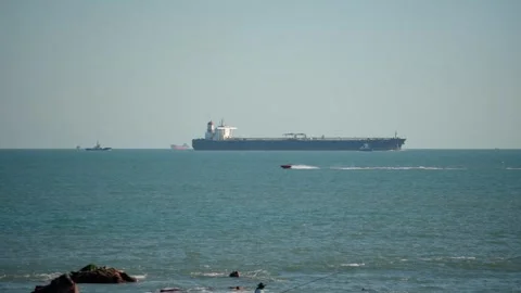 Cargo ship sailing Stock Footage 272213806